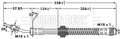 BORG & BECK Jarruletku BBH7131